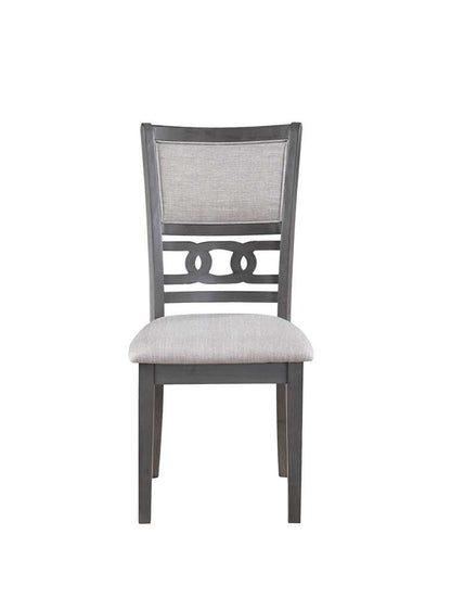 New Classic Furniture - Gia 5Pc 48in Rect. Dining Table & 4 Chairs-Gray - D1701-548-GRY veiw 12
