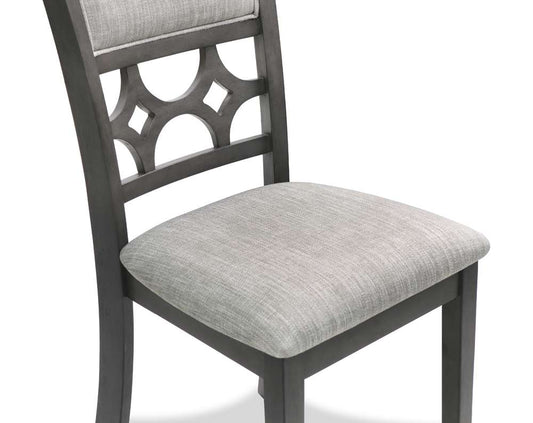 New Classic Furniture - Mitchell 5 Pc Dining Set-Gray - D1763-50S-GRY veiw 2