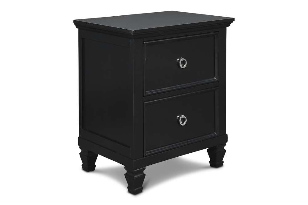 New Classic Furniture - Tamarack Nightstand- Black - BB044B-040 veiw 1