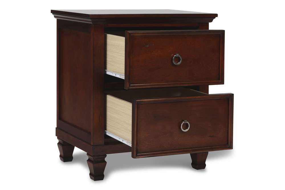 New Classic Furniture - Tamarack Nightstand- Brn Cherry - BB044C-040 veiw 2