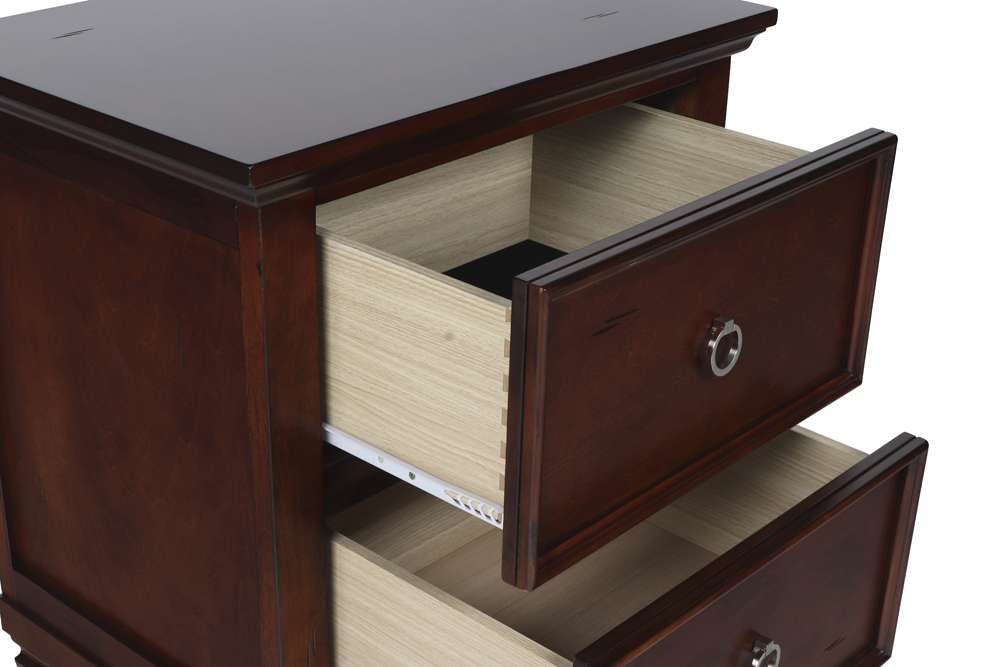 New Classic Furniture - Tamarack Nightstand- Brn Cherry - BB044C-040 veiw 4