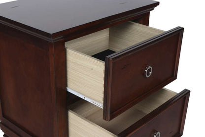 New Classic Furniture - Tamarack Nightstand- Brn Cherry - BB044C-040 veiw 4