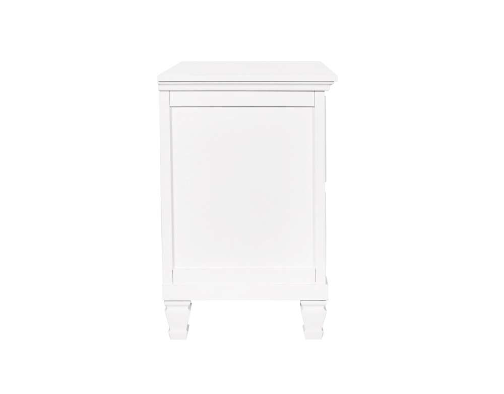 New Classic Furniture - Tamarack Nightstand- White - BB044W-040 veiw 3