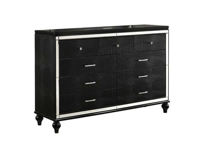 New Classic Furniture - Valentino Dresser-Black - BA9698B-050 veiw 1