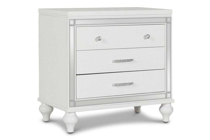New Classic Furniture - Valentino Nightstand-White - BA9698W-040 veiw 1