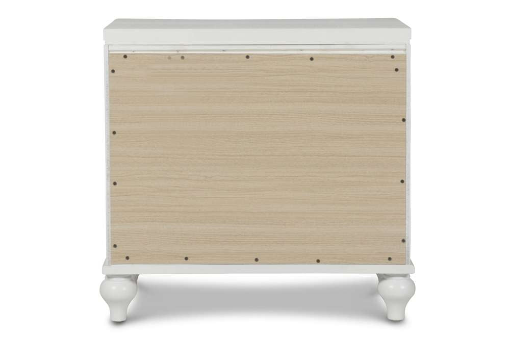 New Classic Furniture - Valentino Nightstand-White - BA9698W-040 veiw 5