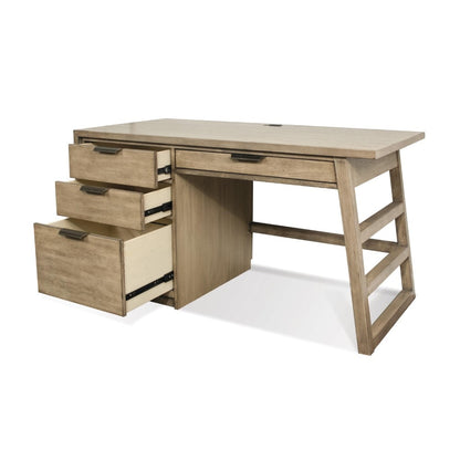 Riverside Furniture - Perspectives Single Pedestal Desk - 28130 veiw 1