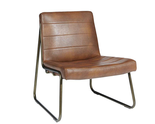Sunpan - Irongate Anton Lounge Chair - Bravo Cognac - 104843 veiw 1