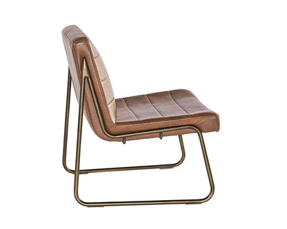 Sunpan - Irongate Anton Lounge Chair - Bravo Cognac - 104843 veiw 3