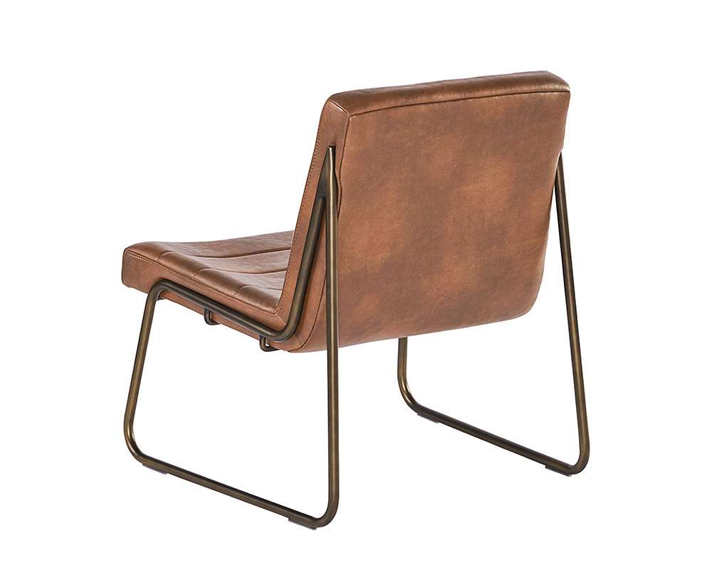Sunpan - Irongate Anton Lounge Chair - Bravo Cognac - 104843 veiw 4