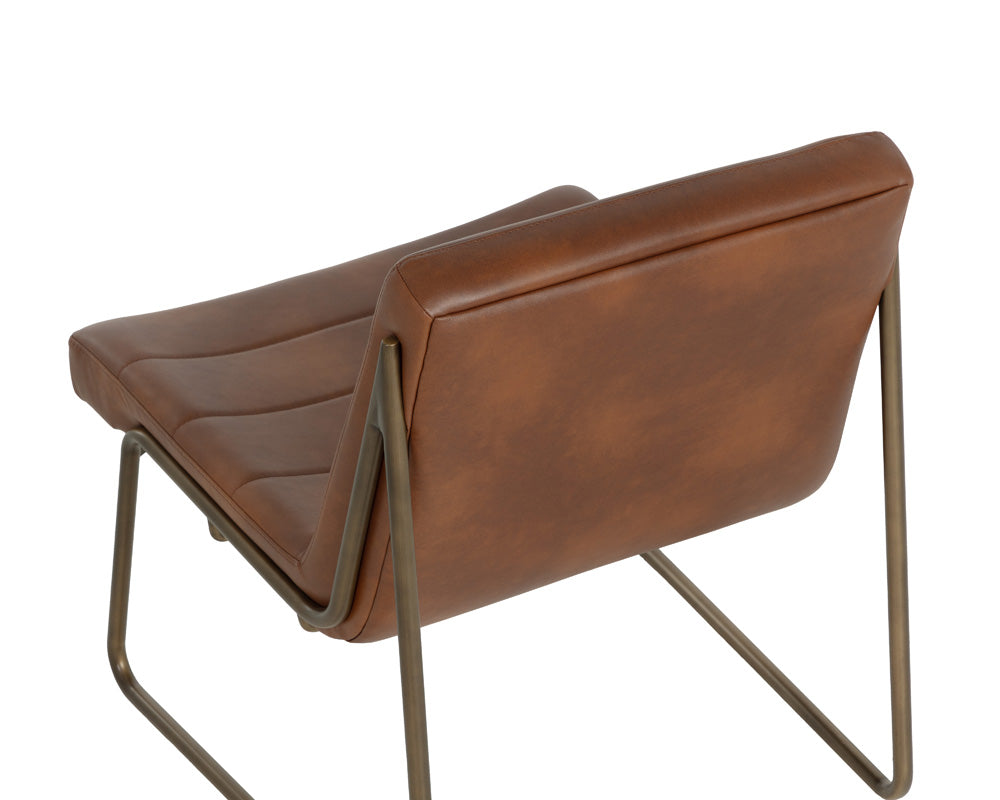 Sunpan - Irongate Anton Lounge Chair - Bravo Cognac - 104843 view 6