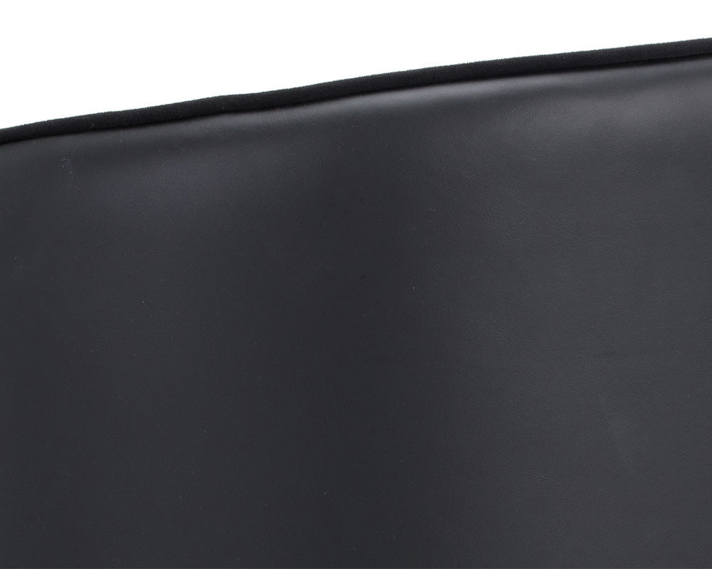 Sunpan - Ikon Asher Dining Armchair - Abbington Black / Napa Black - 105317_CLOSEOUT view 7
