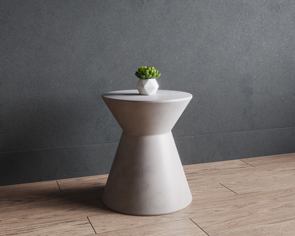 Sunpan - MIXT Astley End Table - White - 78016 view 2