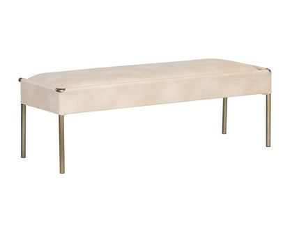 Sunpan - Ikon Bellevue Bench - Bravo Cream - 106186 veiw 2