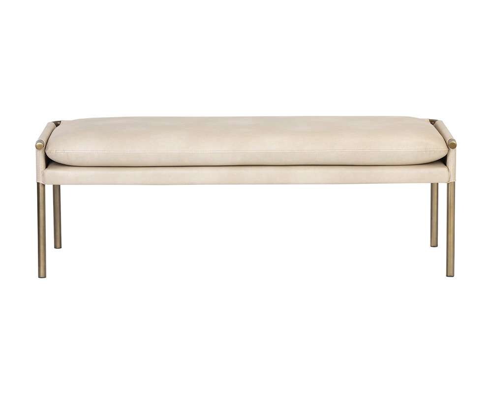 Sunpan - Ikon Bellevue Bench - Bravo Cream - 106186 veiw 3