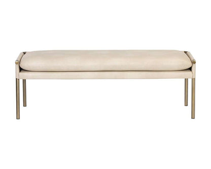 Sunpan - Ikon Bellevue Bench - Bravo Cream - 106186 veiw 3