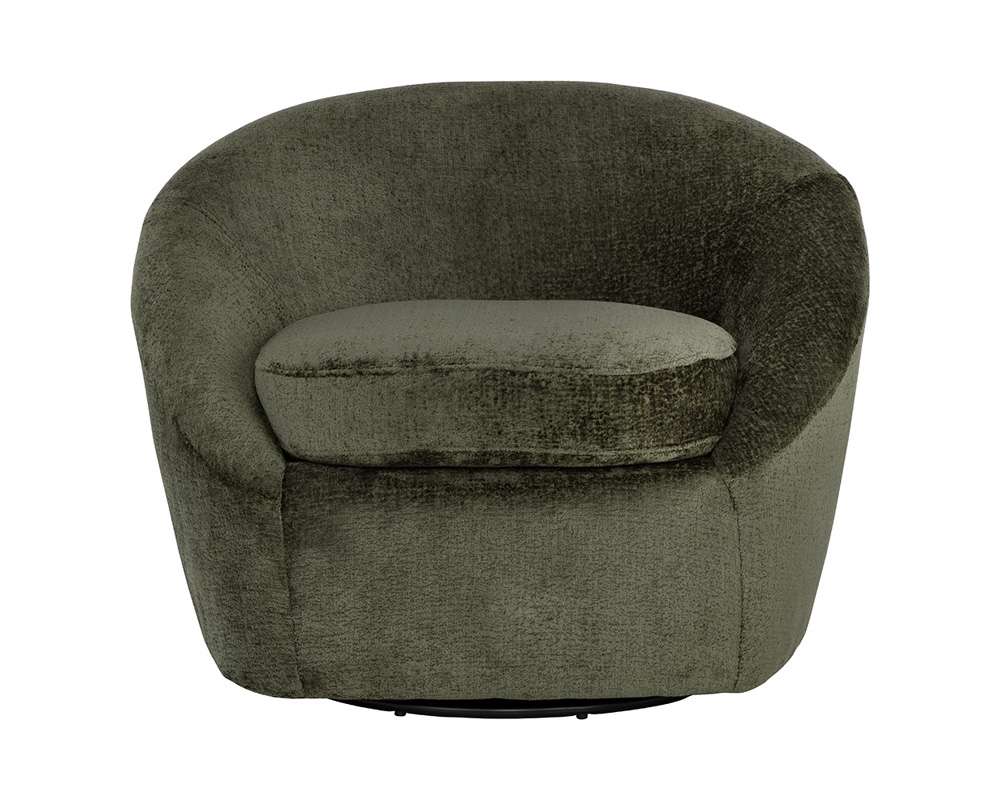 Sunpan - Domestic Bliss Swivel Lounge Chair - Bergen Olive - 111410 veiw 2
