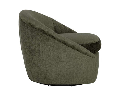 Sunpan - Domestic Bliss Swivel Lounge Chair - Bergen Olive - 111410 veiw 3