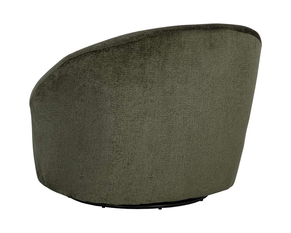 Sunpan - Domestic Bliss Swivel Lounge Chair - Bergen Olive - 111410 veiw 4