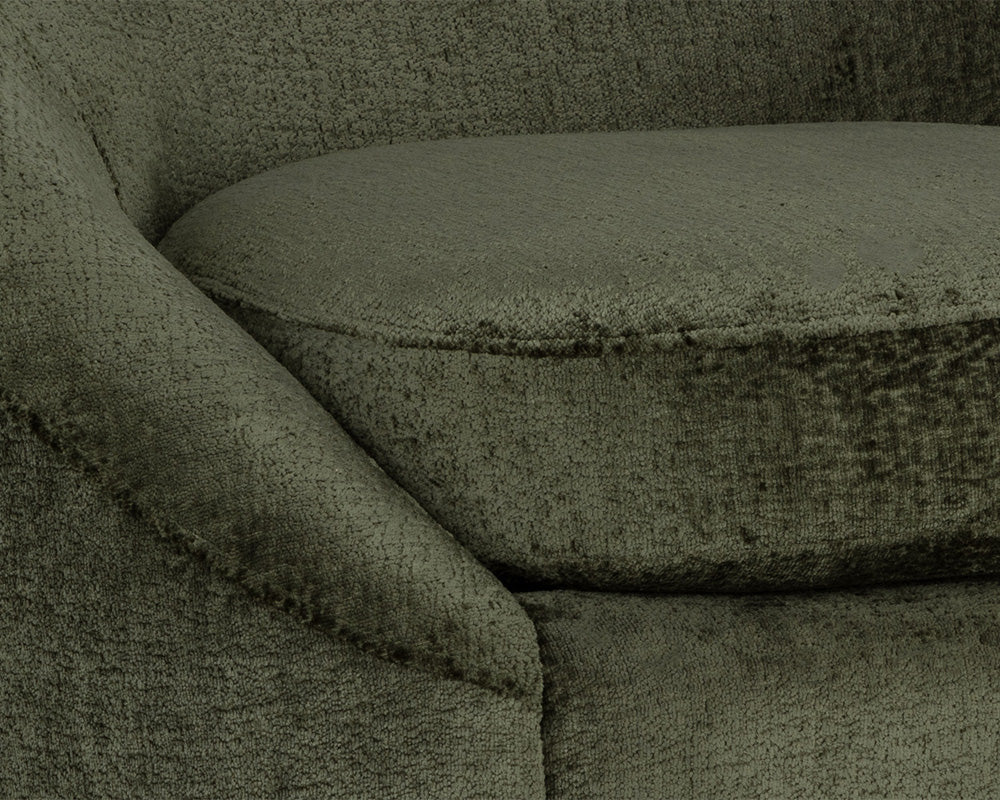 Sunpan - Domestic Bliss Swivel Lounge Chair - Bergen Olive - 111410 view 5