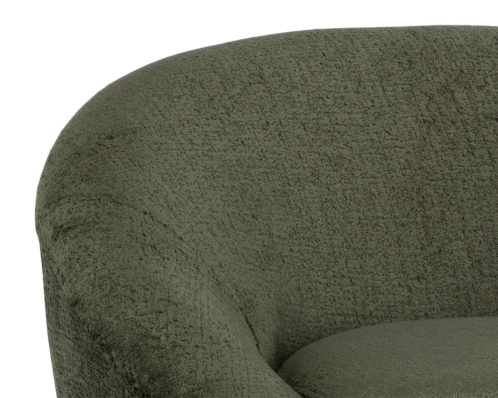 Sunpan - Domestic Bliss Swivel Lounge Chair - Bergen Olive - 111410 view 6