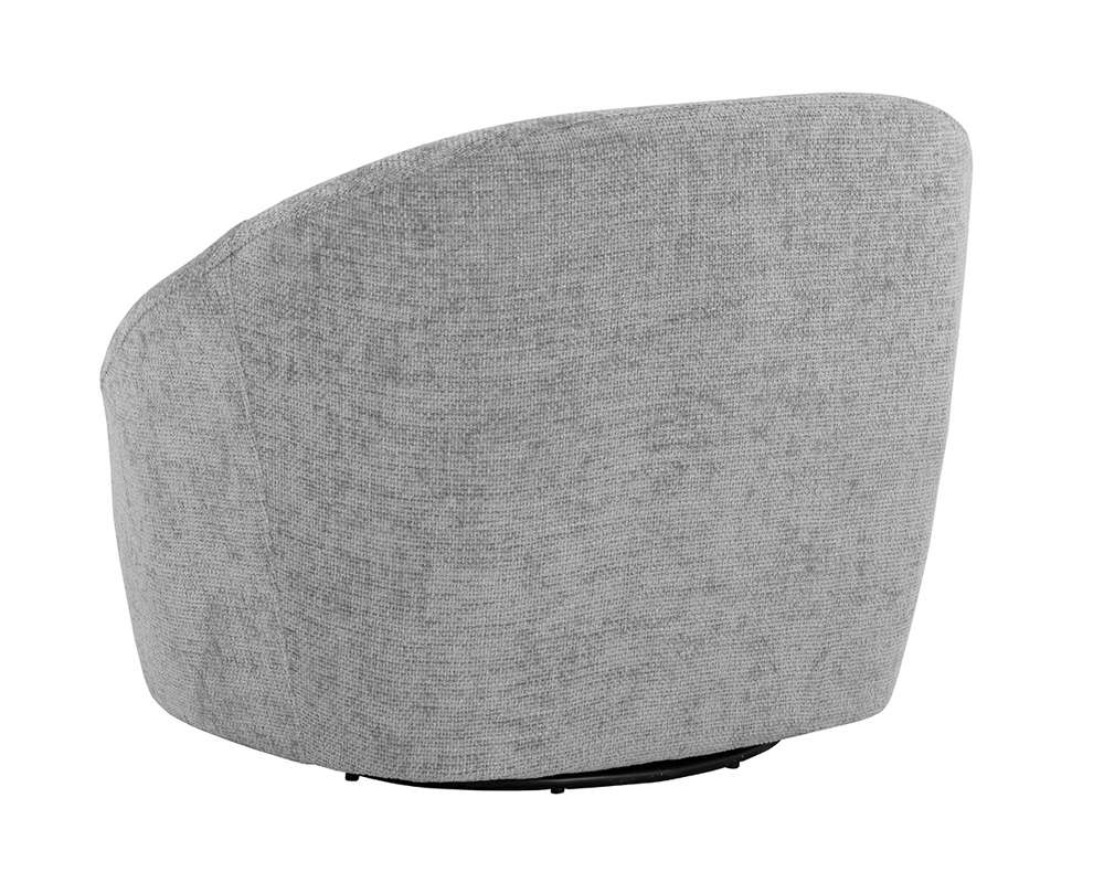 Sunpan - Domestic Bliss Swivel Lounge Chair - Husky Grey - 109892 veiw 4