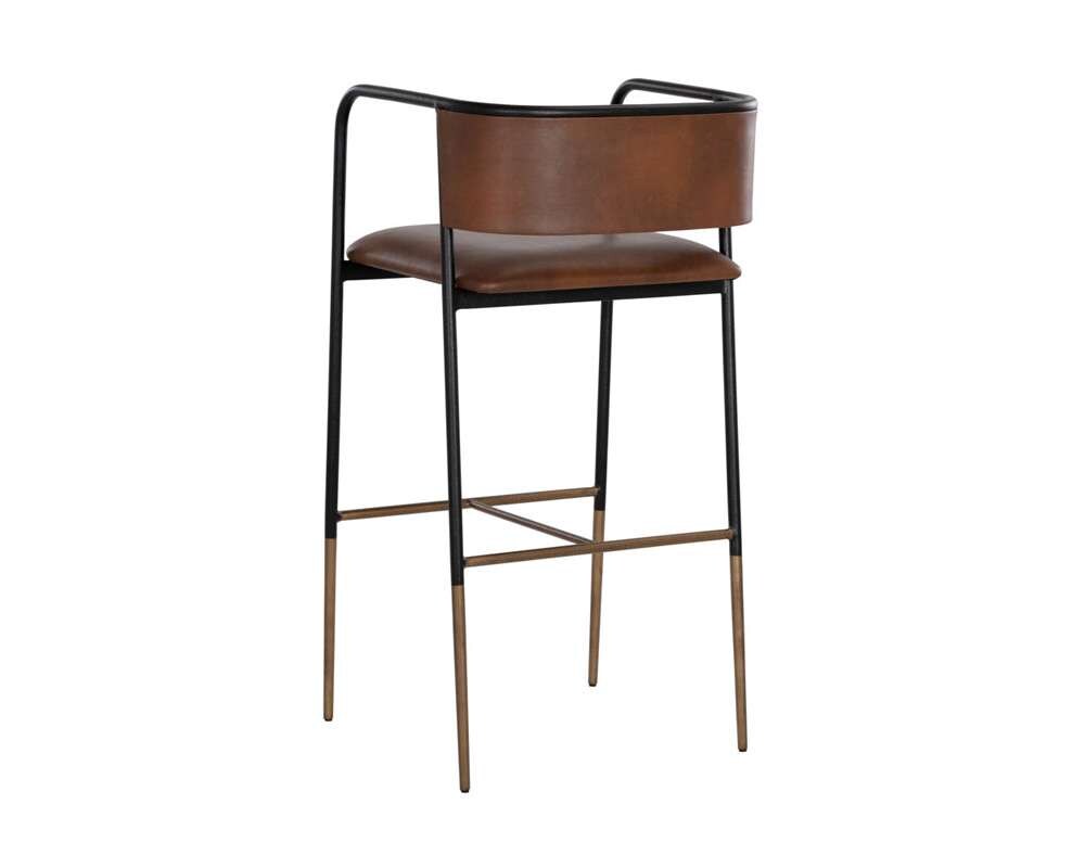 Sunpan - Brenan Barstool - Bravo Cognac - 108095 veiw 3