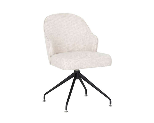 Sunpan - 5West Bretta Swivel Dining Chair - Moto Stucco - 107510 veiw 1