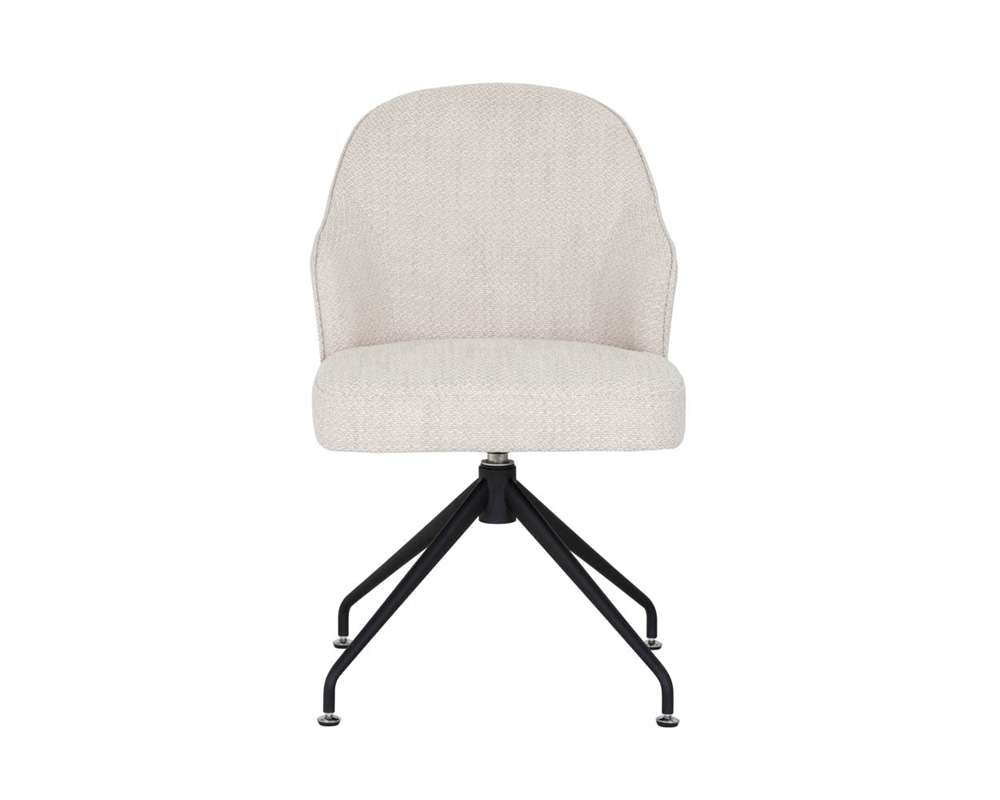 Sunpan - 5West Bretta Swivel Dining Chair - Moto Stucco - 107510 veiw 2