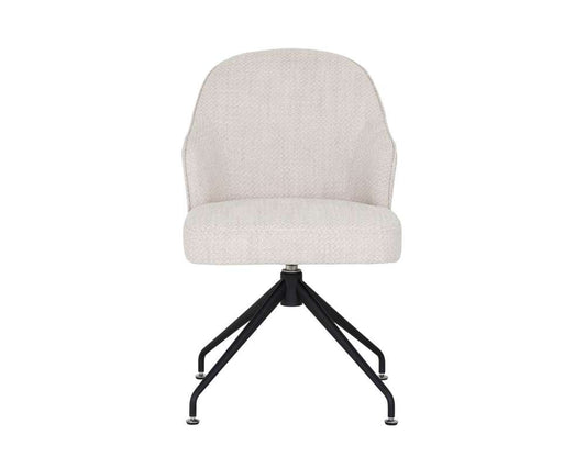 Sunpan - 5West Bretta Swivel Dining Chair - Moto Stucco - 107510 veiw 2