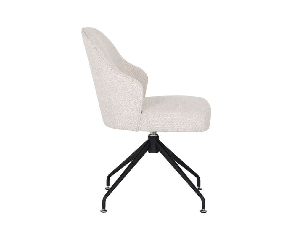 Sunpan - 5West Bretta Swivel Dining Chair - Moto Stucco - 107510 veiw 3