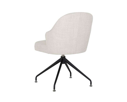 Sunpan - 5West Bretta Swivel Dining Chair - Moto Stucco - 107510 veiw 4