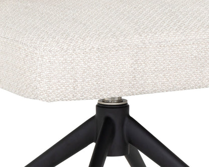 Sunpan - 5West Bretta Swivel Dining Chair - Moto Stucco - 107510 view 7