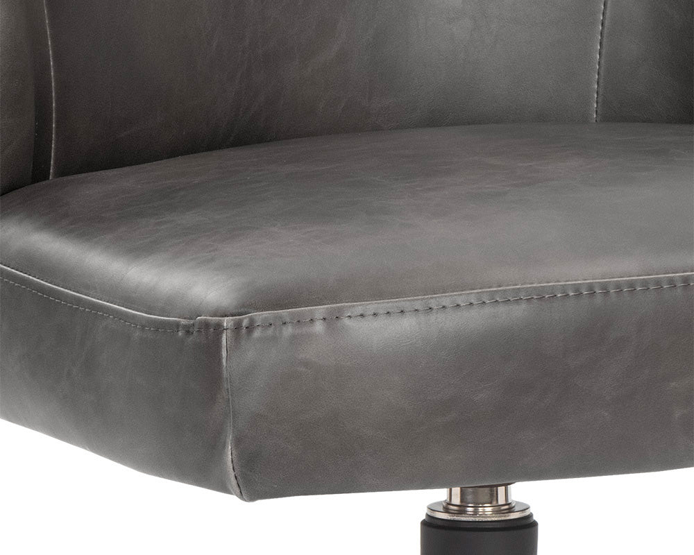 Sunpan - 5West Bretta Swivel Dining Chair - Overcast Grey - 106102 view 7