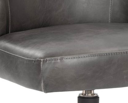 Sunpan - 5West Bretta Swivel Dining Chair - Overcast Grey - 106102 view 7
