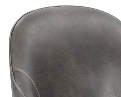 Sunpan - 5West Bretta Swivel Dining Chair - Overcast Grey - 106102 view 8