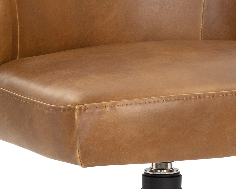 Sunpan - 5West Bretta Swivel Dining Chair - Tobacco Tan - 106375 view 8
