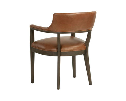Sunpan - Westport Brylea Dining Armchair - Brown - Shalimar Tobacco Leather - 110523 veiw 4