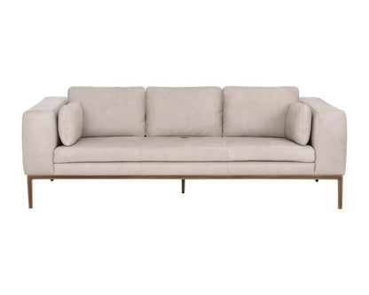 Sunpan - Irongate Burr Sofa - Bali Bone Leather - 106598 veiw 2
