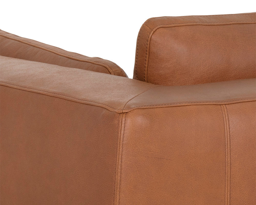 Sunpan - Irongate Burr Sofa - Behike Saddle Leather - 106139 view 7