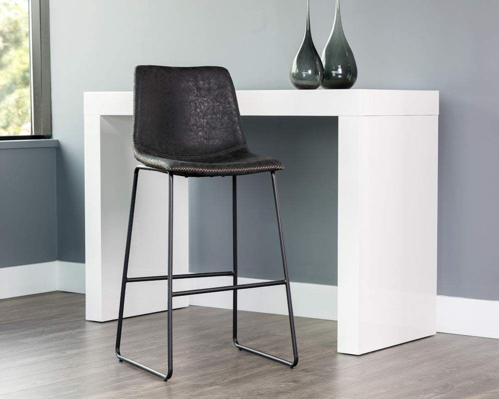 Sunpan - Cal Barstool - Antique Black (Set Of 2) - 104960 view 6