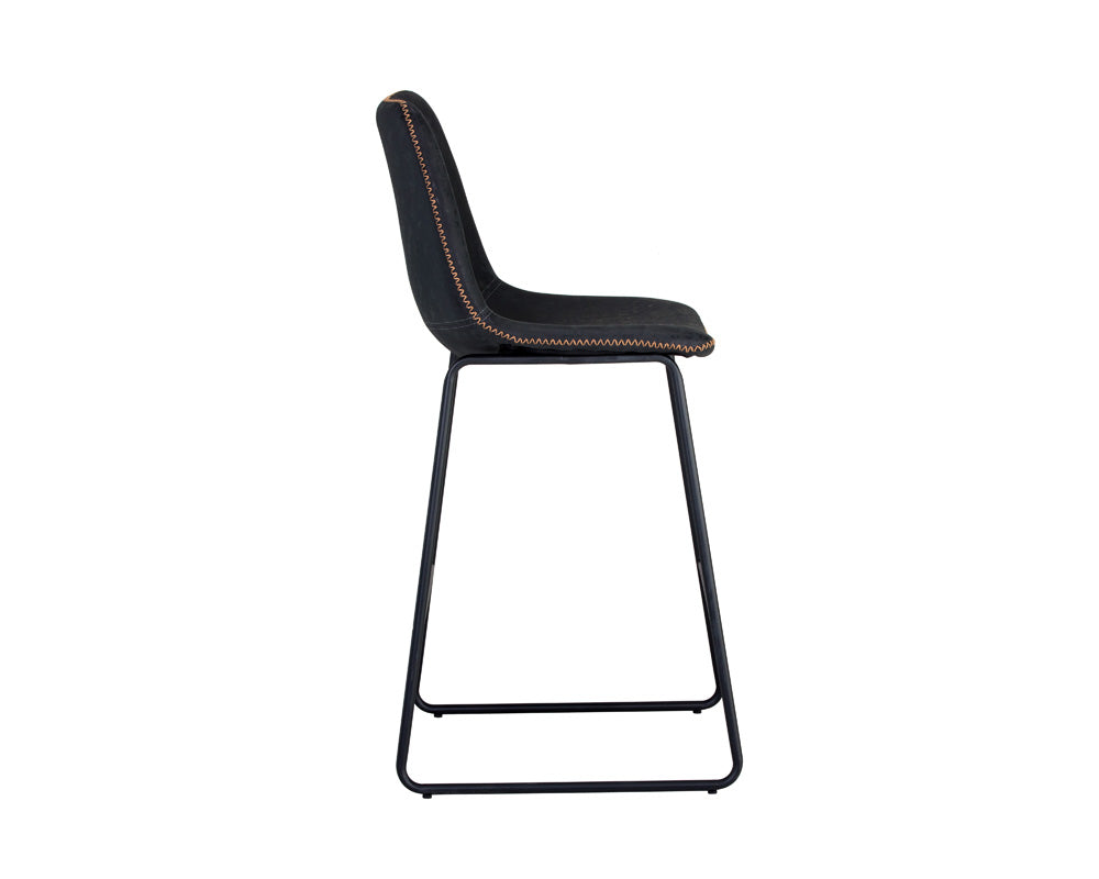 Sunpan - Cal Counter Stool - Antique Black (Set Of 2) - 104961 view 2