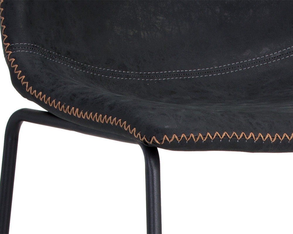 Sunpan - Cal Counter Stool - Antique Black (Set Of 2) - 104961 view 6