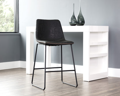 Sunpan - Cal Counter Stool - Antique Black (Set Of 2) - 104961 view 7