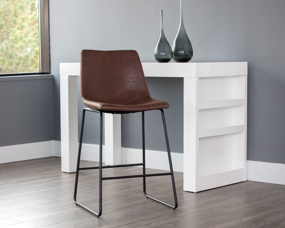 Sunpan - Cal Counter Stool - Antique Brown (Set Of 2) - 104036 view 6