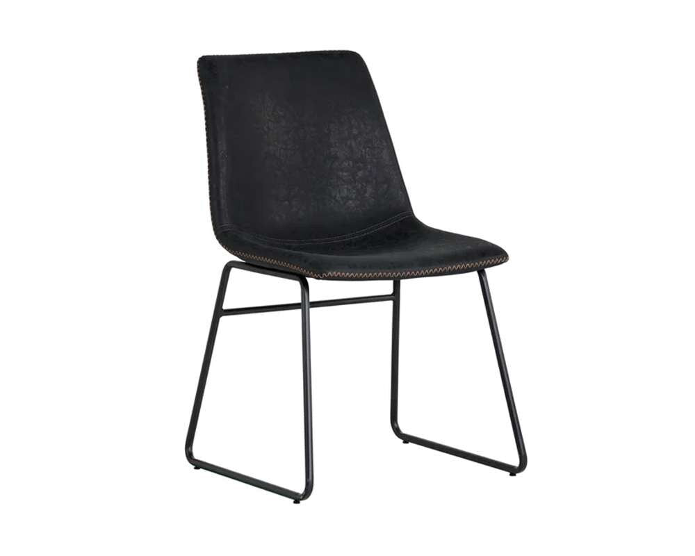 Sunpan - Cal Dining Chair - Antique Black (Set Of 2) - 104035 veiw 1