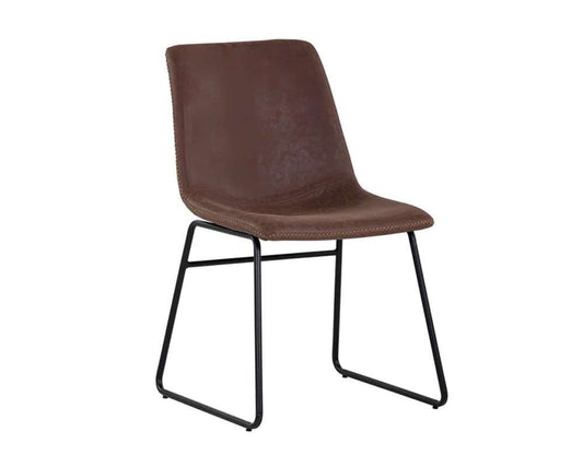 Sunpan - Cal Dining Chair - Antique Brown (Set Of 2) - 104210 veiw 1