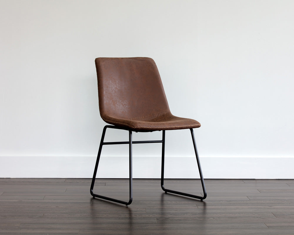 Sunpan - Cal Dining Chair - Antique Brown (Set Of 2) - 104210 view 6