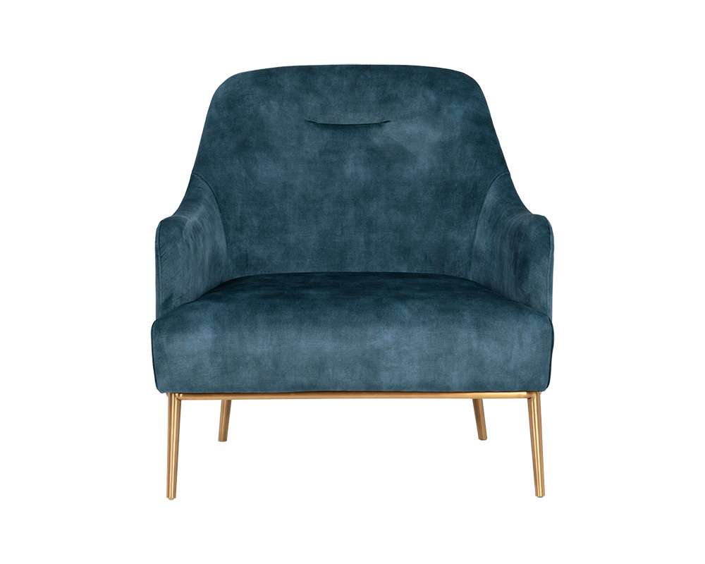 Sunpan - Cameron Lounge Chair - Nono Petrol - 106594 veiw 2