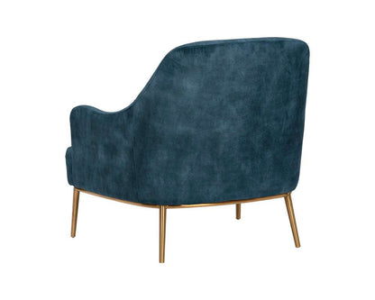 Sunpan - Cameron Lounge Chair - Nono Petrol - 106594 veiw 4